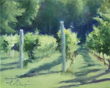 Spiritual Freedom. Oil, 6x9 inches. Painting by Lorraine Skelskey-Chapin.