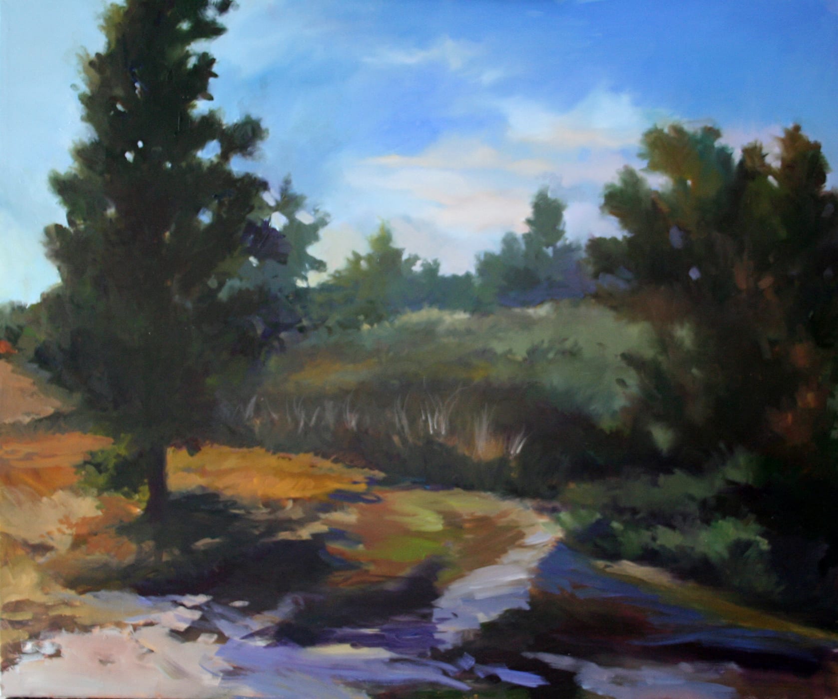 Sunset on Cape Cod. Oil, 20x24 inches. Painting by Lorraine Skelskey-Chapin.