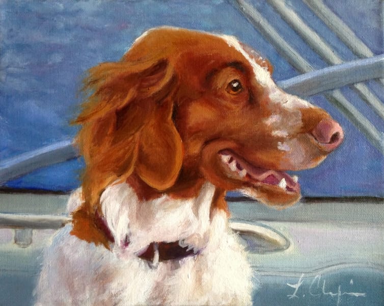Tiki. Painting by Lorraine Skelskey-Chapin.