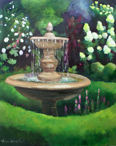 Wishes and Dreams. Oil, 24x36 inches. Painting by Lorraine Skelskey-Chapin.